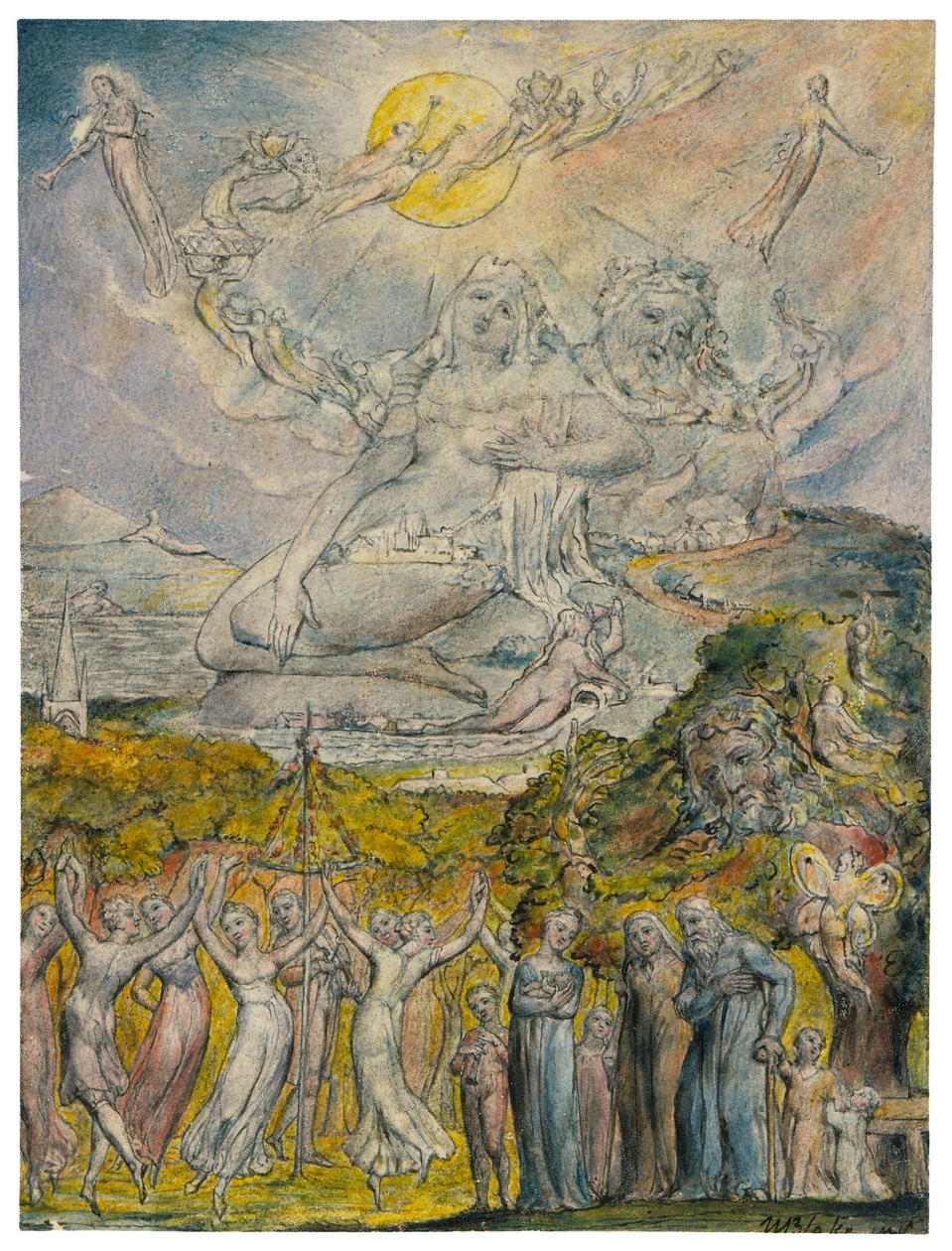 Um feriado de sol de William Blake