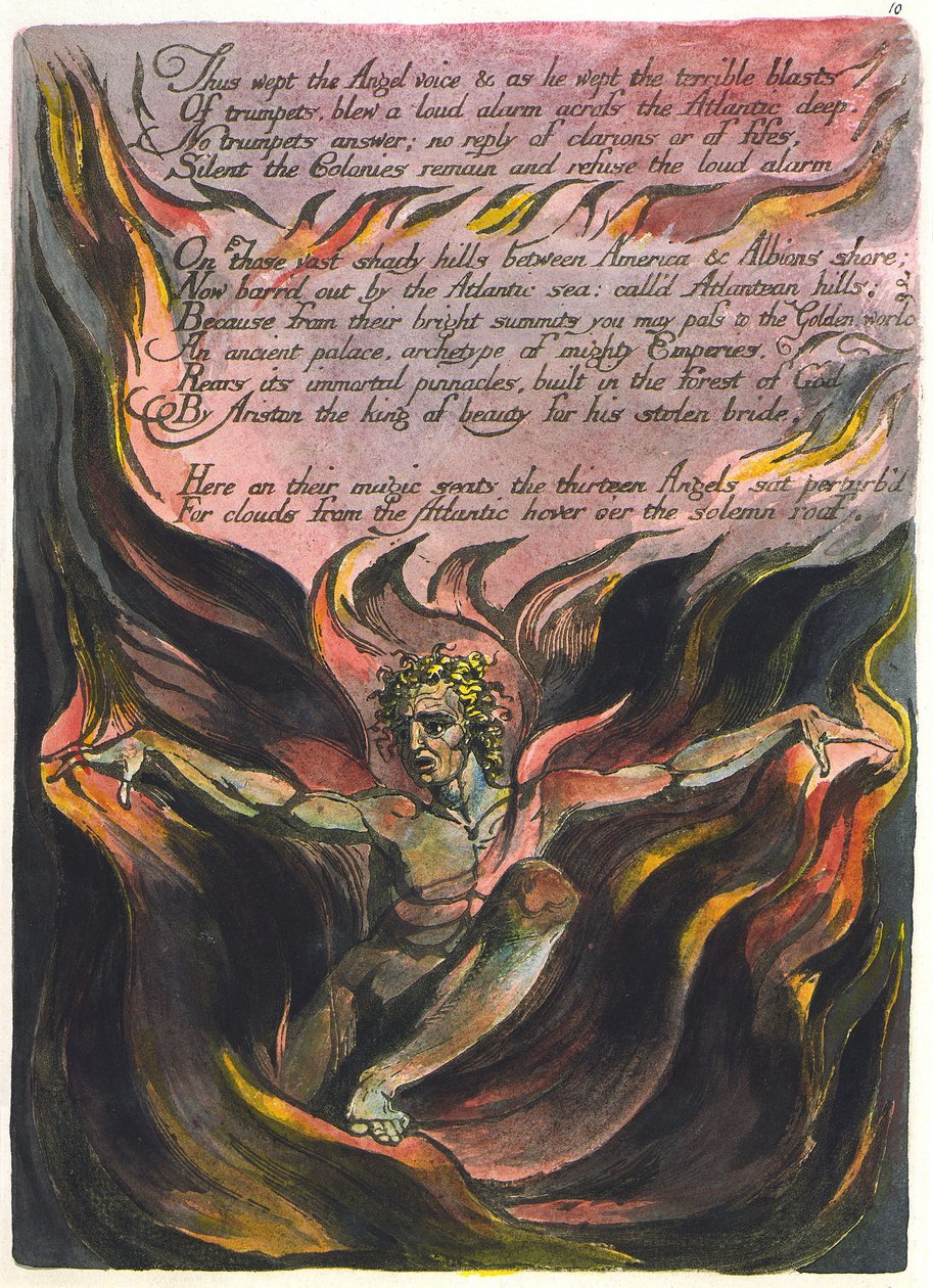 América uma profecia de William Blake