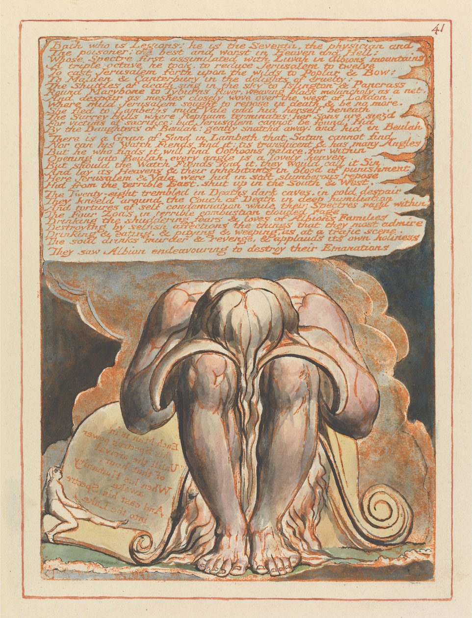 Jerusalém, Placa 41, de William Blake