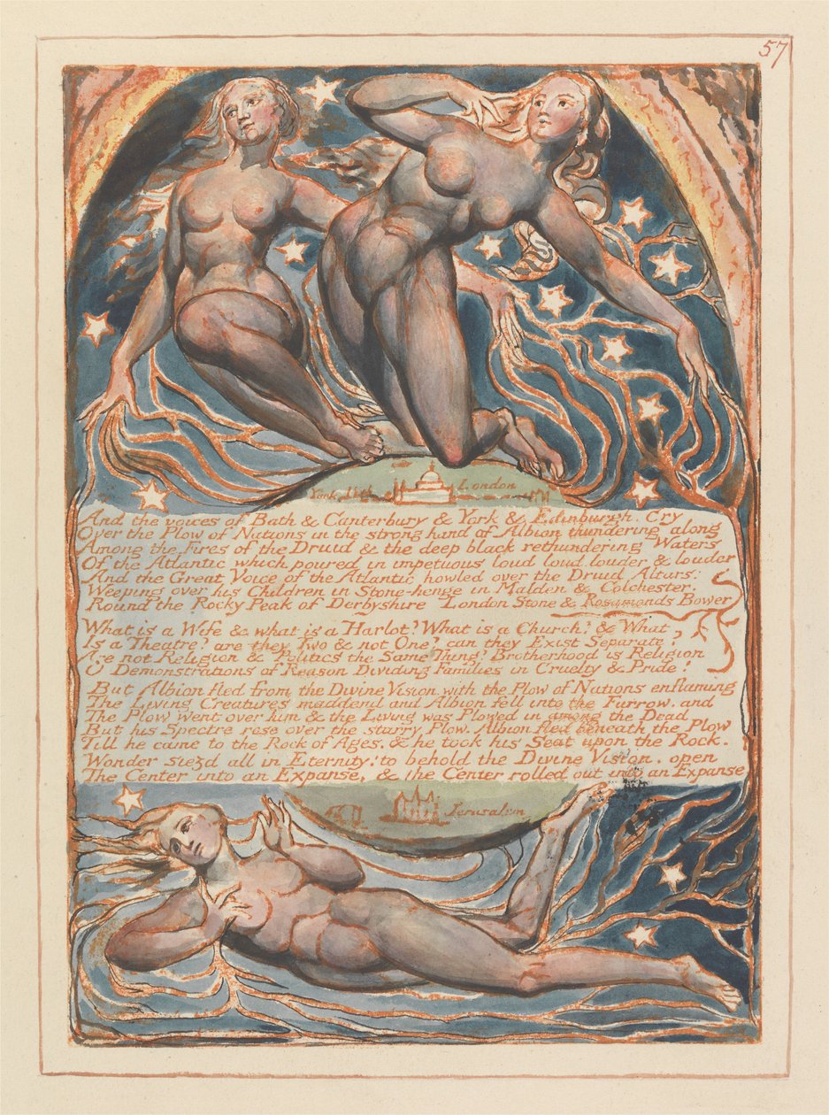 Jerusalém, Placa 57, de William Blake