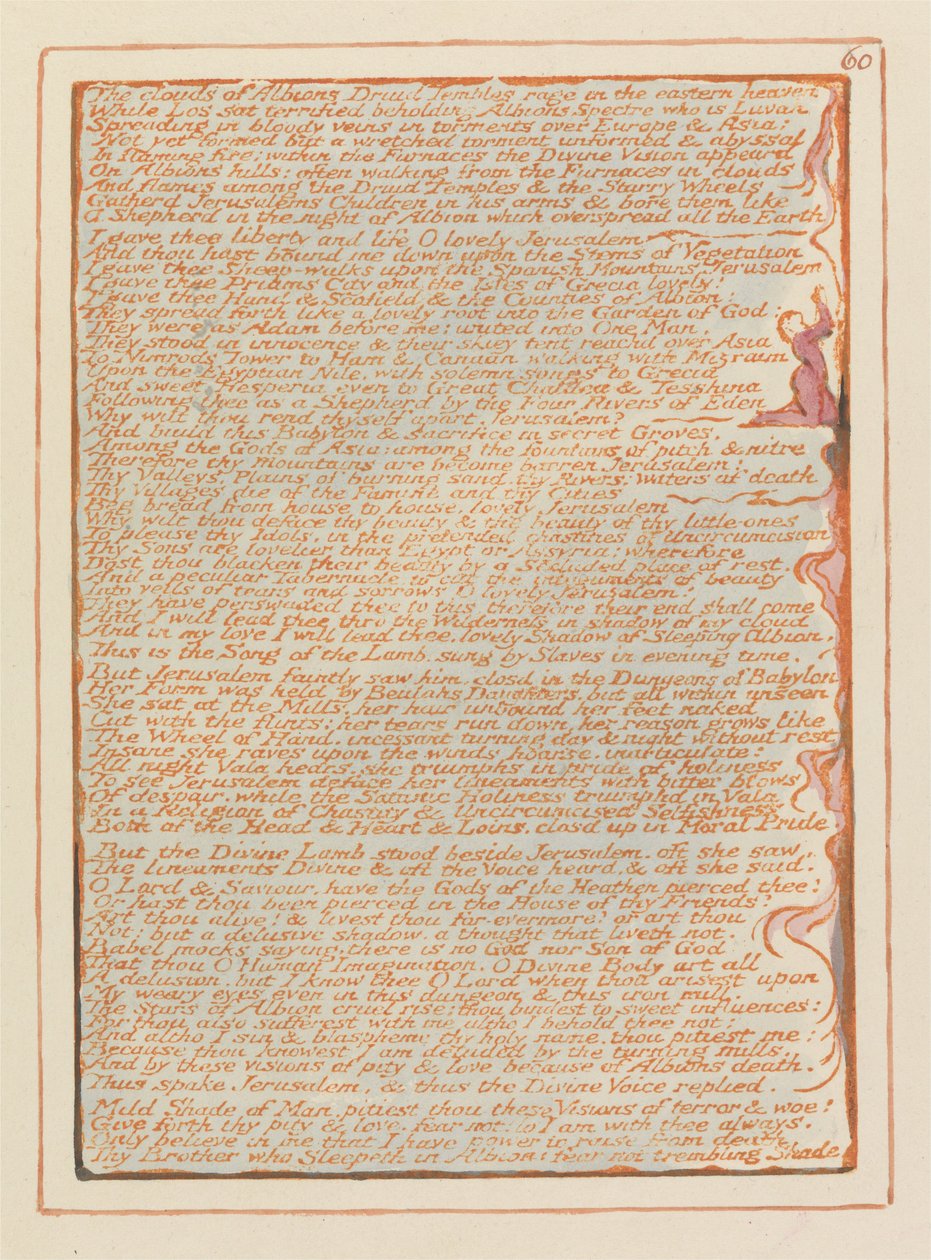 Jerusalém, Placa 60, de William Blake