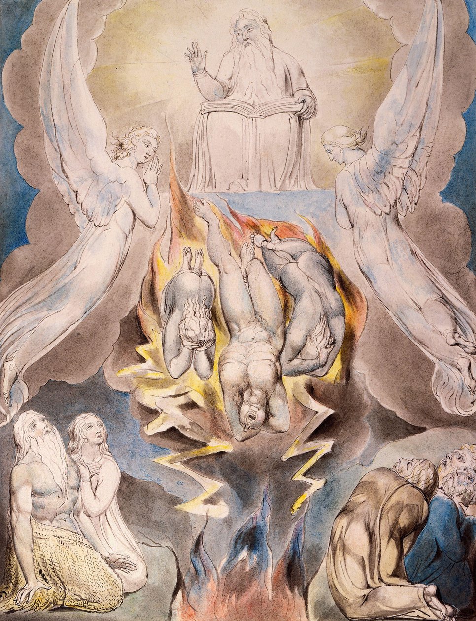 A queda de satanás de William Blake