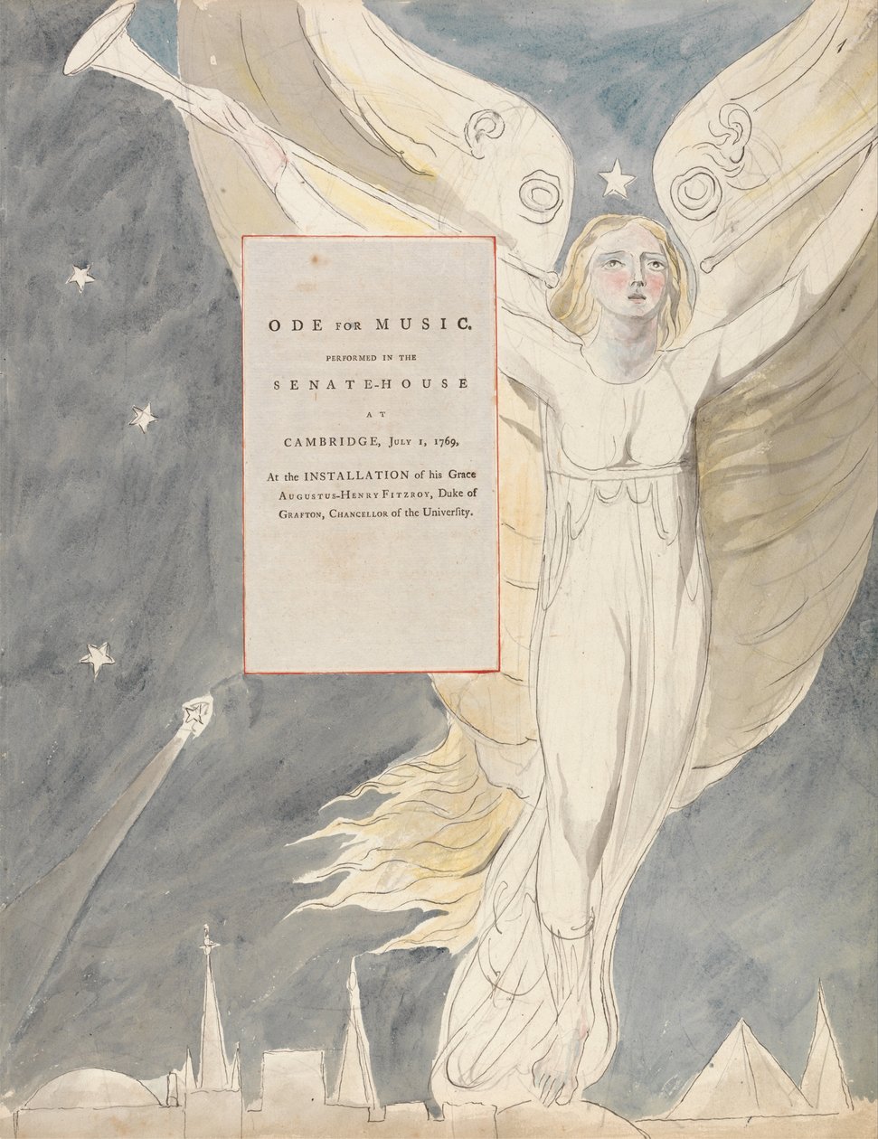 Os Poemas de Thomas Gray, Design 93, de William Blake