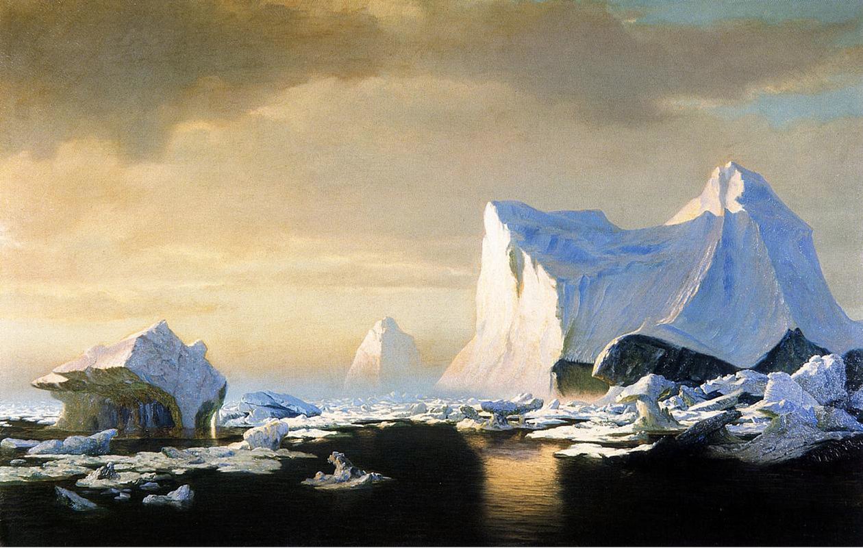 Icebergs, 1882 de William Bradford