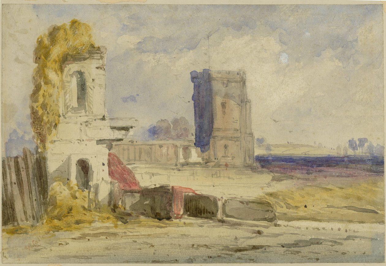 Paisagem com ruínas de William Callow