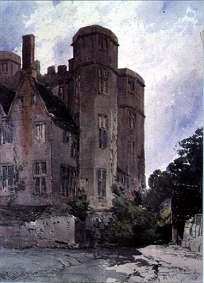 A fortaleza em Kenilworth de William Callow