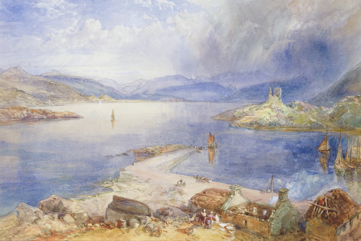 Kyleakin, Skye, 1866 de William Crimea Simpson