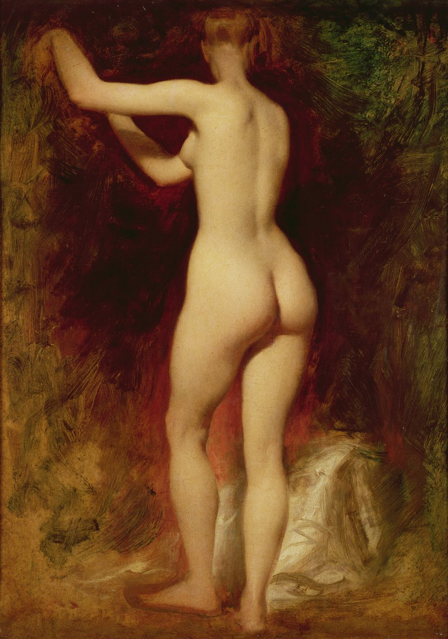 Nu feminino por trás de William Etty