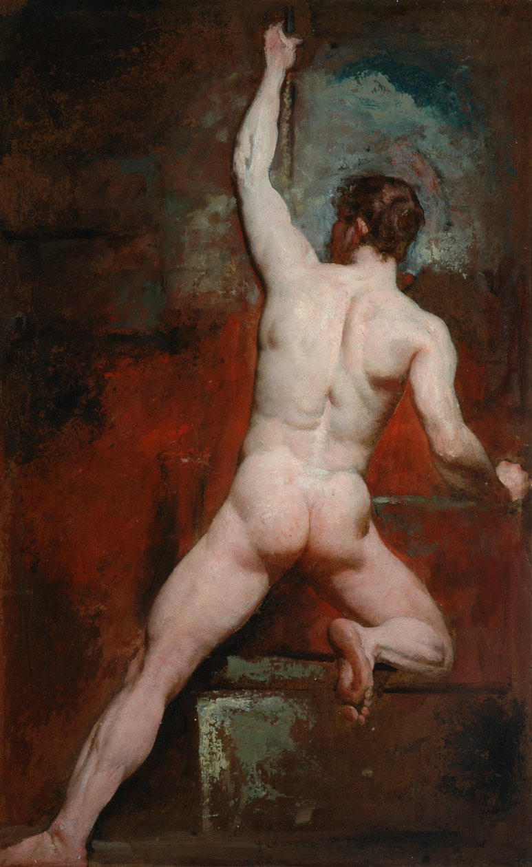 Estudo do homem nu, c.1807-49 | William Etty