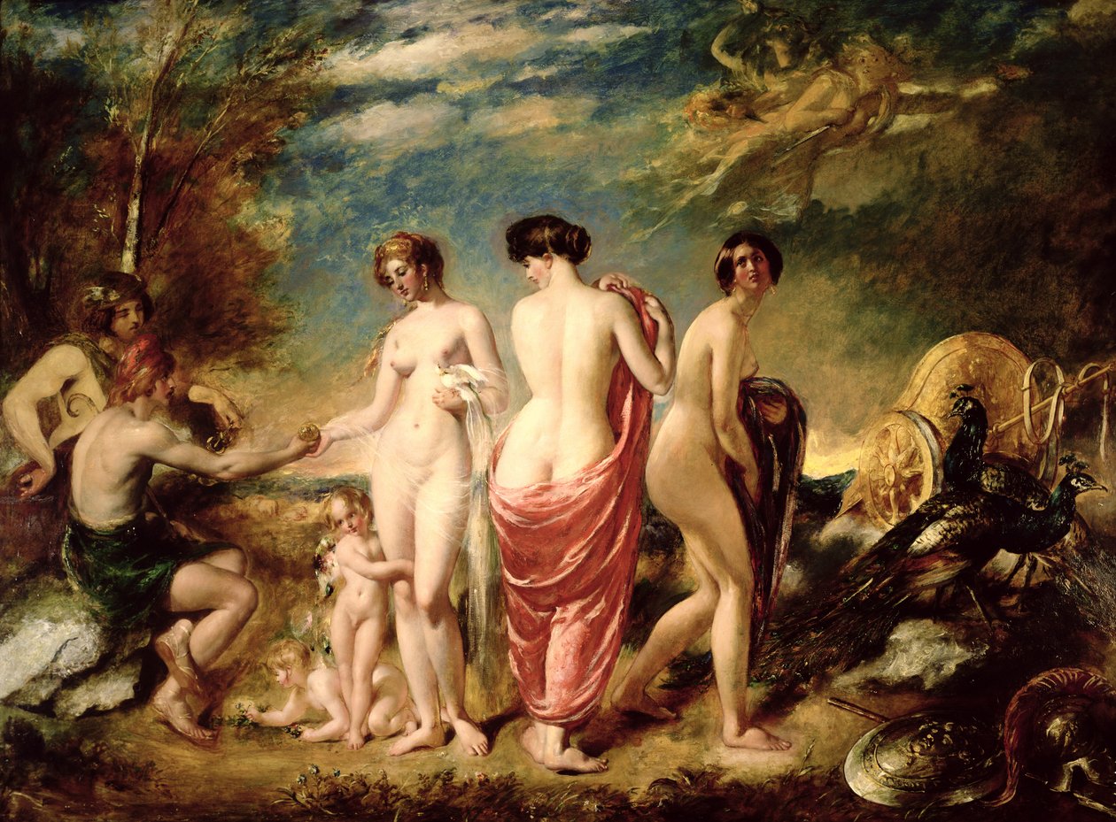 O julgamento de Paris de William Etty