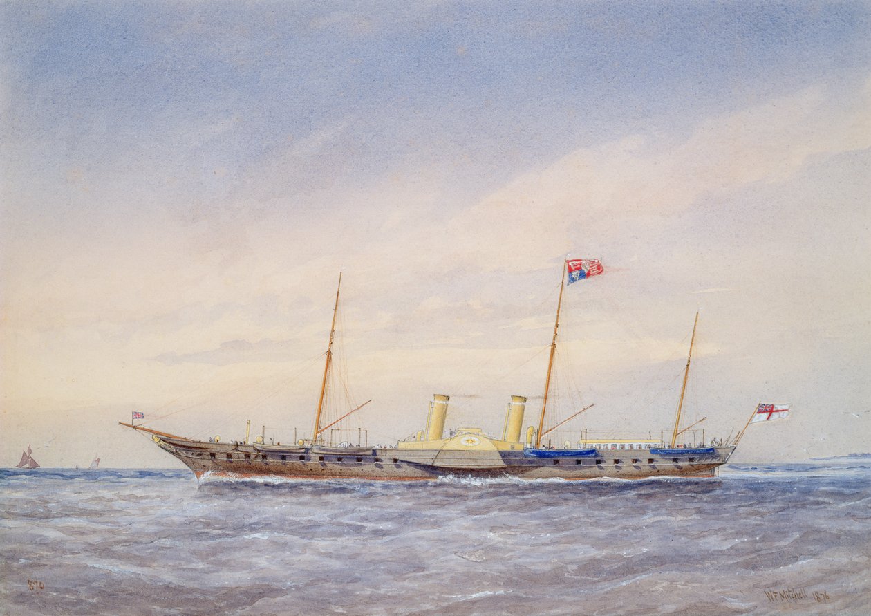 O iate real Osbourne, 1876 de William Frederick Mitchell