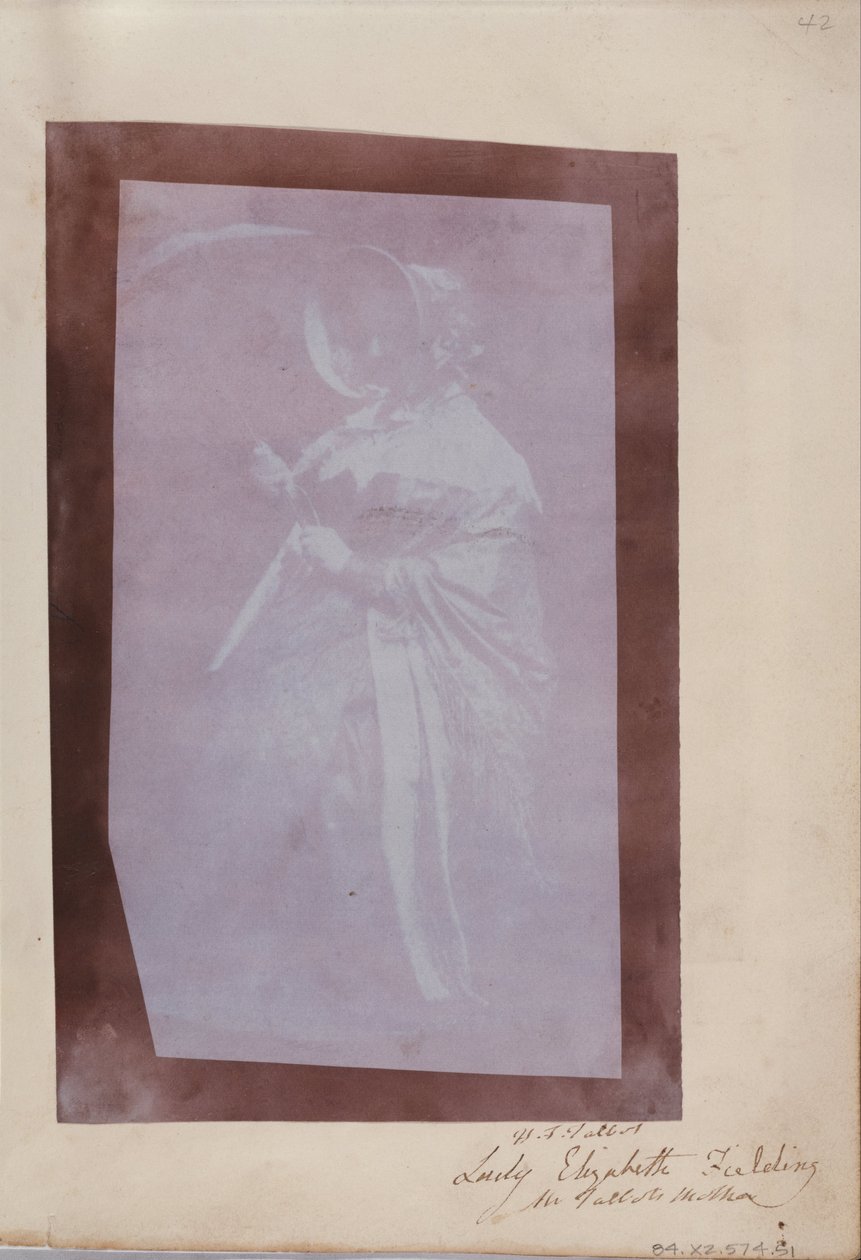 (Lady Elisabeth Feilding de William Henry Fox Talbot