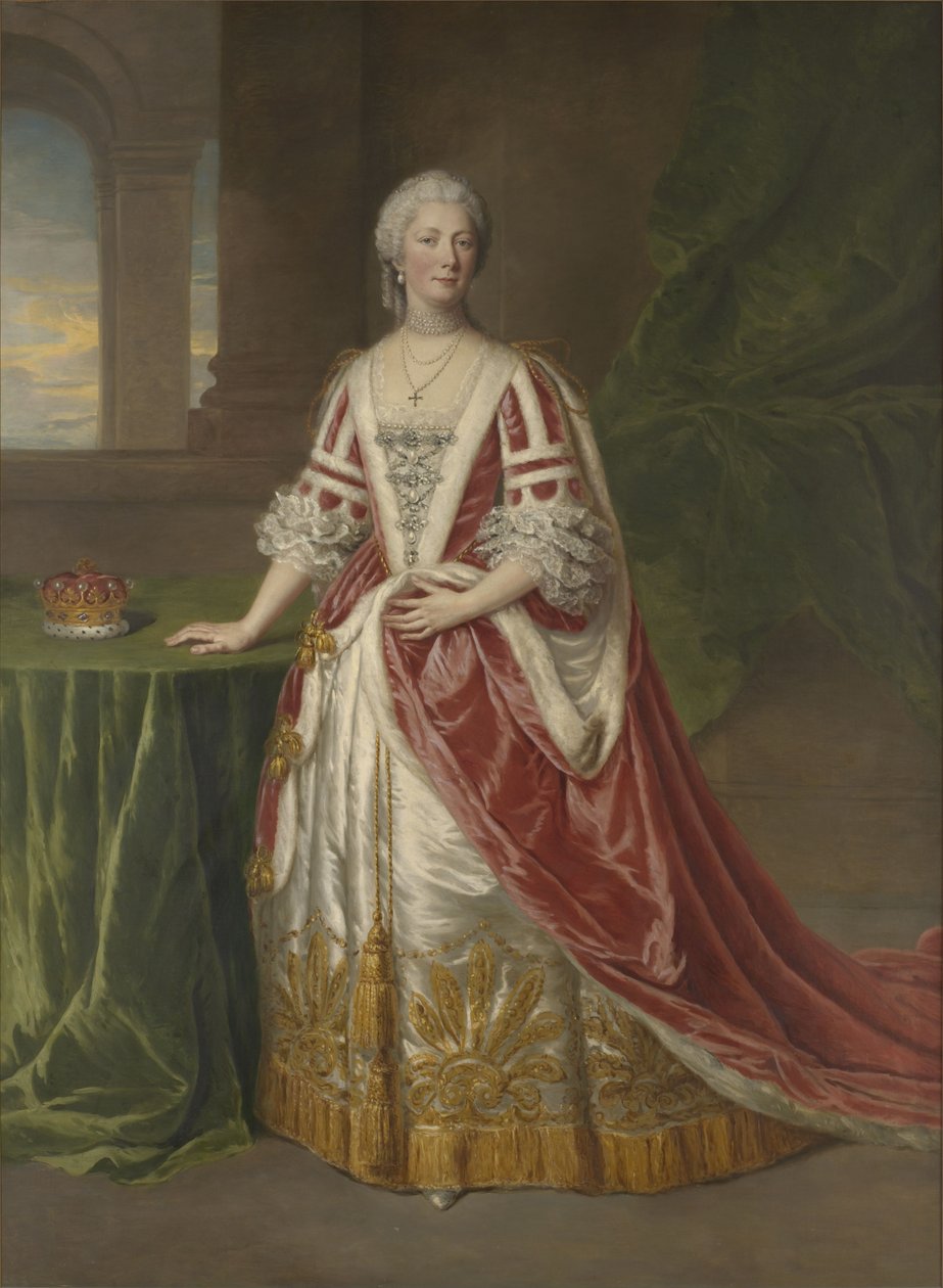 Retrato de Hester Pitt, condessa de Chatham, née Grenville (1721-1803) de William Hoare