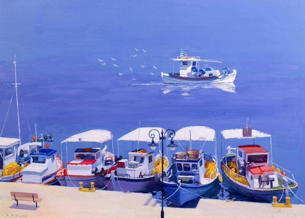 Barcos de pesca gregos de William Ireland