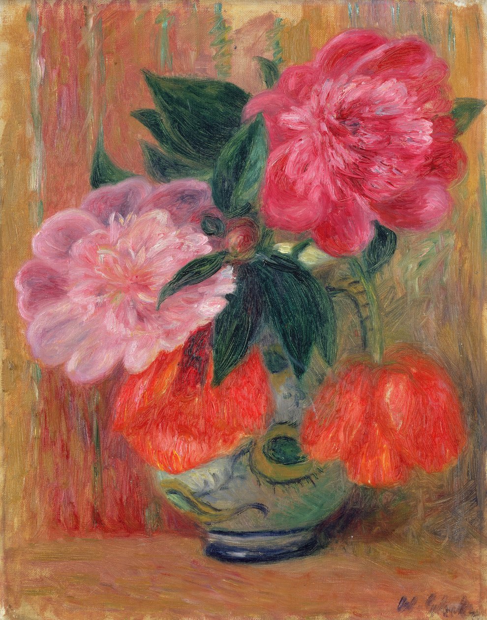 Papoulas e peônias de William James Glackens