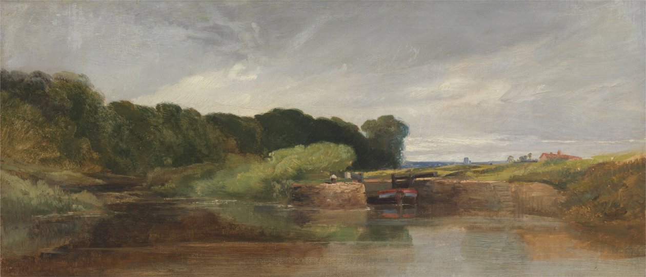 Hanham Lock na Avon de William James Muller