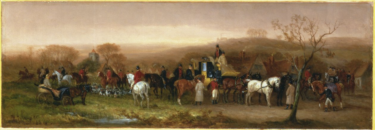 A reunião, 1884 de William Joseph Shayer