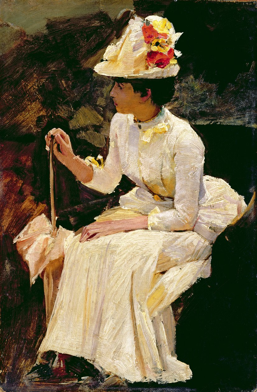 Estudo de uma mulher de William Logsdail