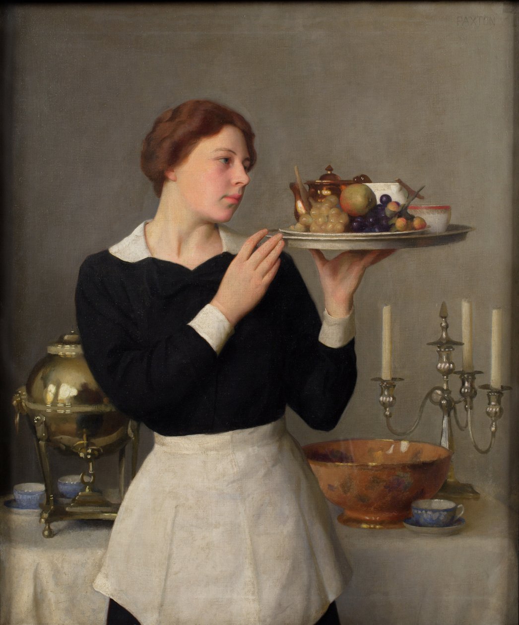 A garçonete, 1923 de William McGregor Paxton