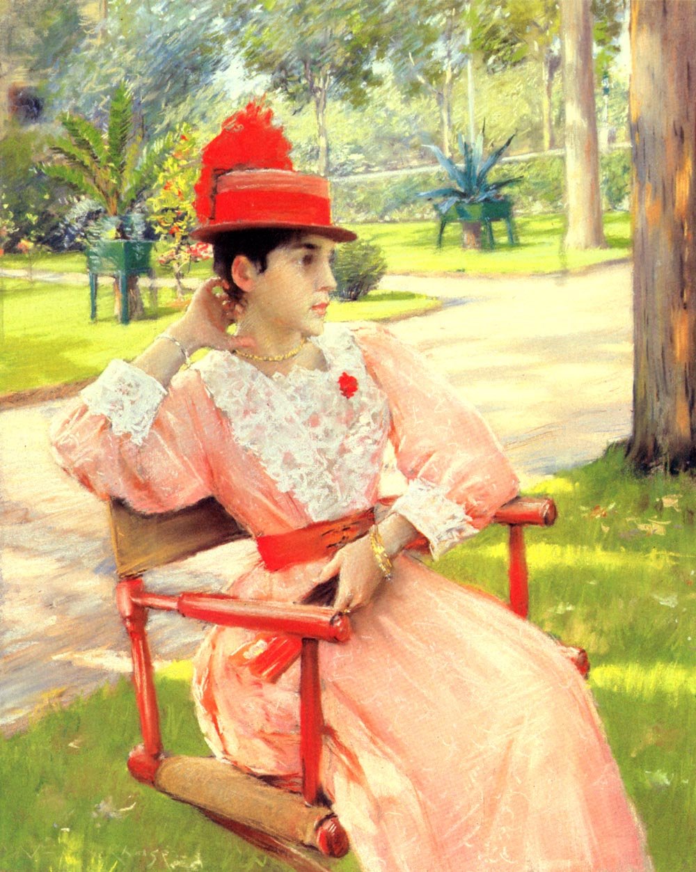 Tarde no Parkn de William Merritt Chase