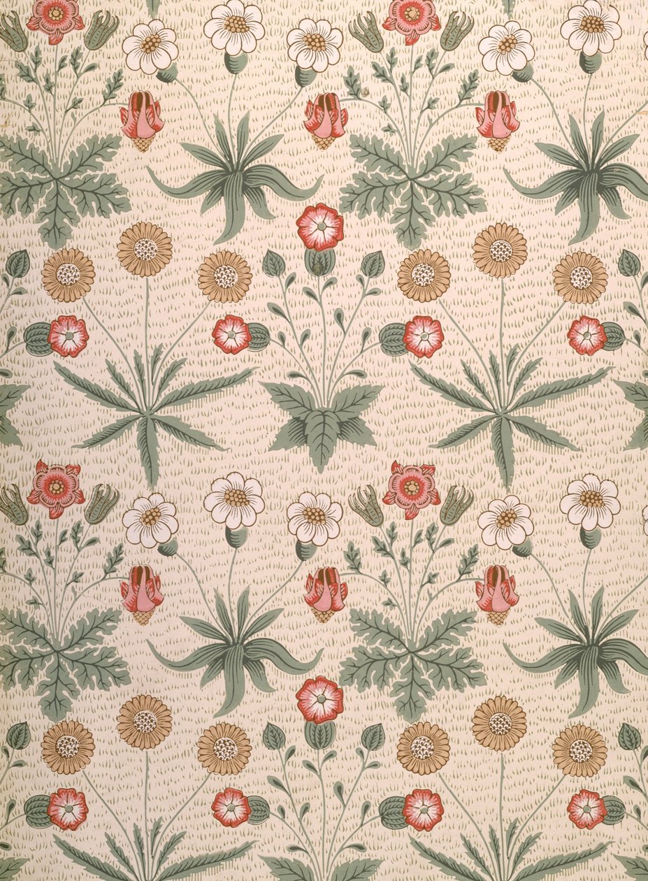 Daisy, primeiro design de Morris para papel de parede, 1864 de William Morris