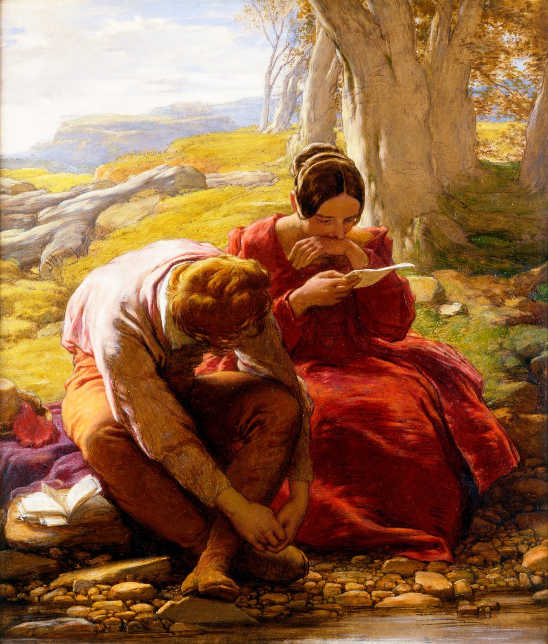 O Soneto, c.1839 de William Mulready