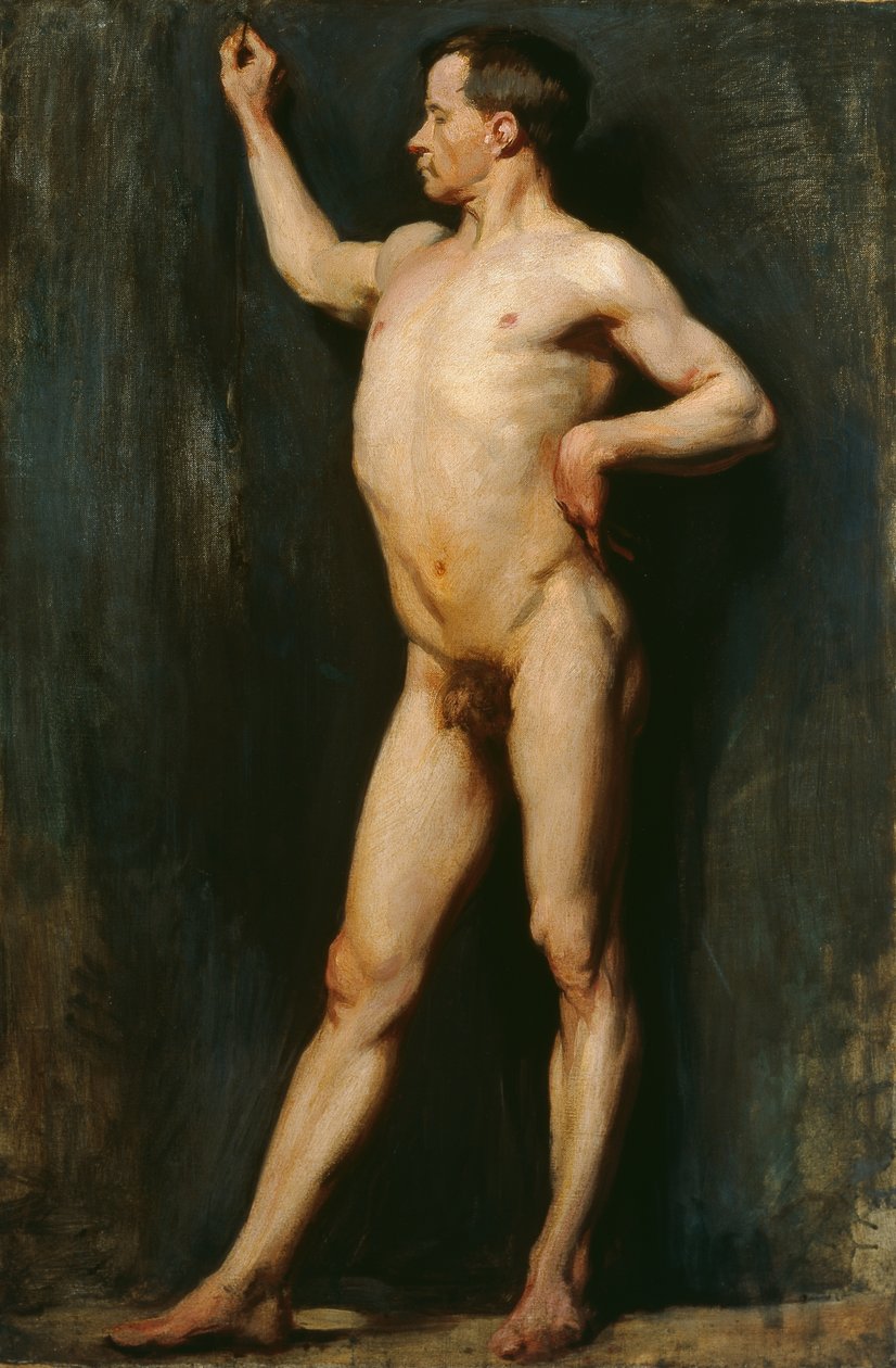Figura masculina em pé, 1899 de William Orpen