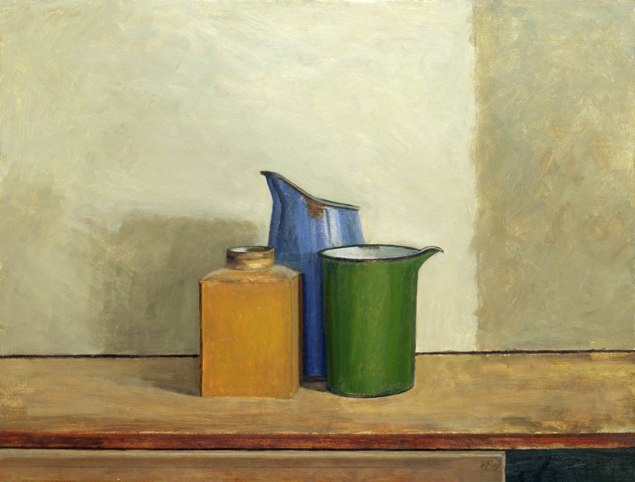 Três latas juntas de William Packer