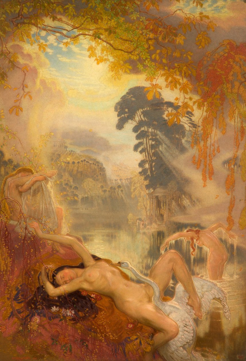 Leda e o cisne, 1928 de William Shackleton