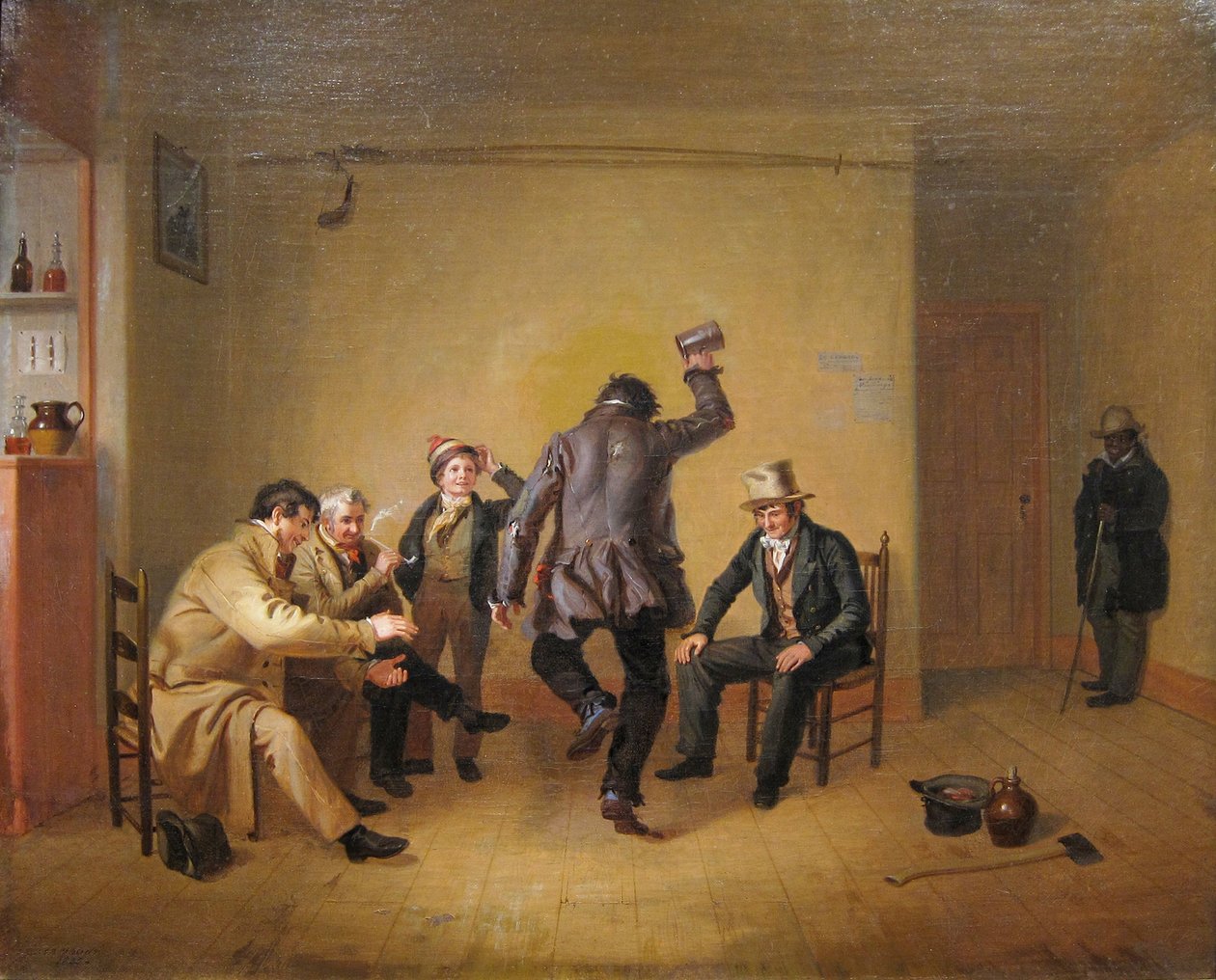 Sala de bar cena á l`Art Institute of Chicago de William Sidney Mount