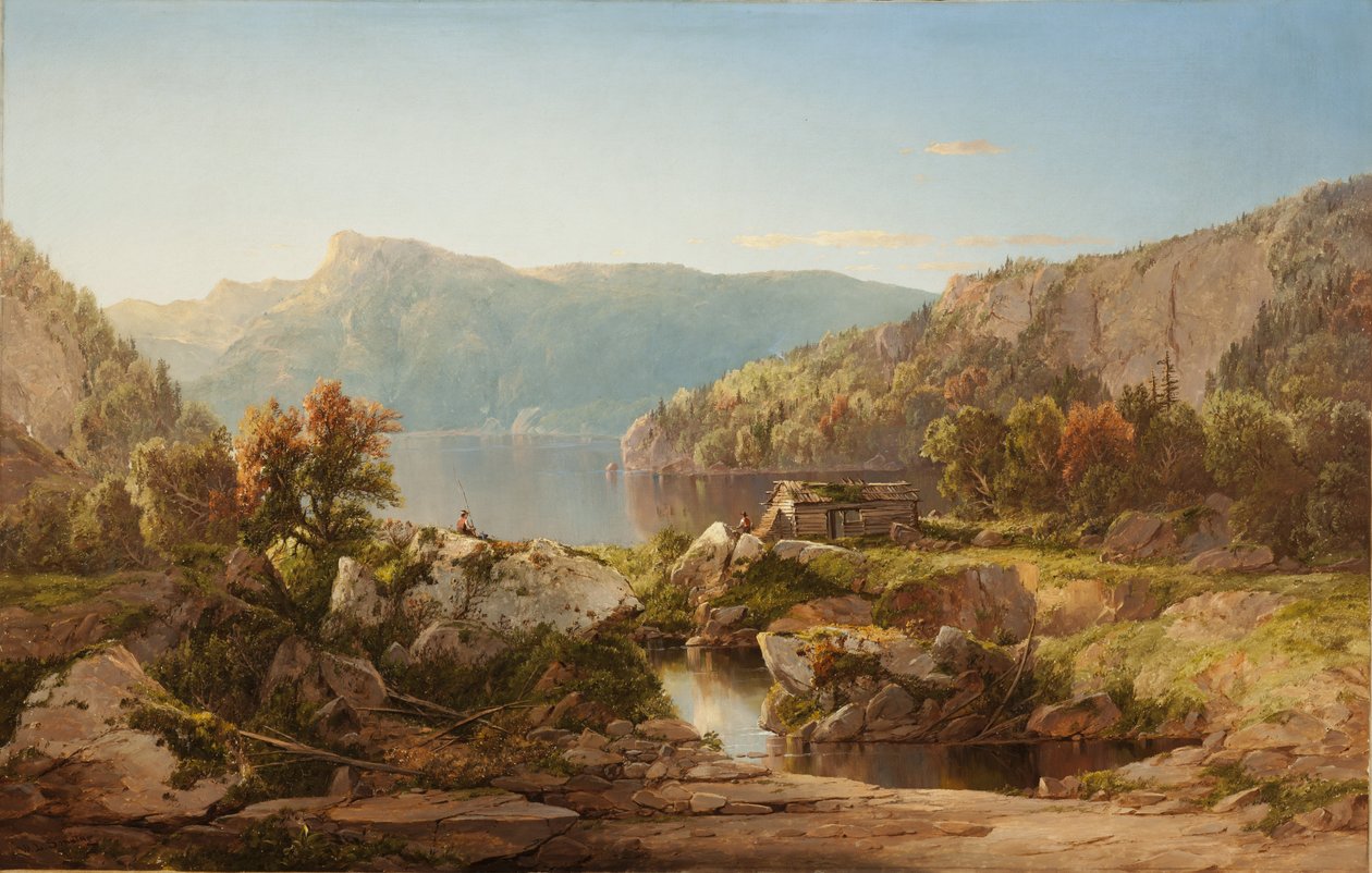 Manhã de Outono no Potomac, c.1860s de William Sonntag