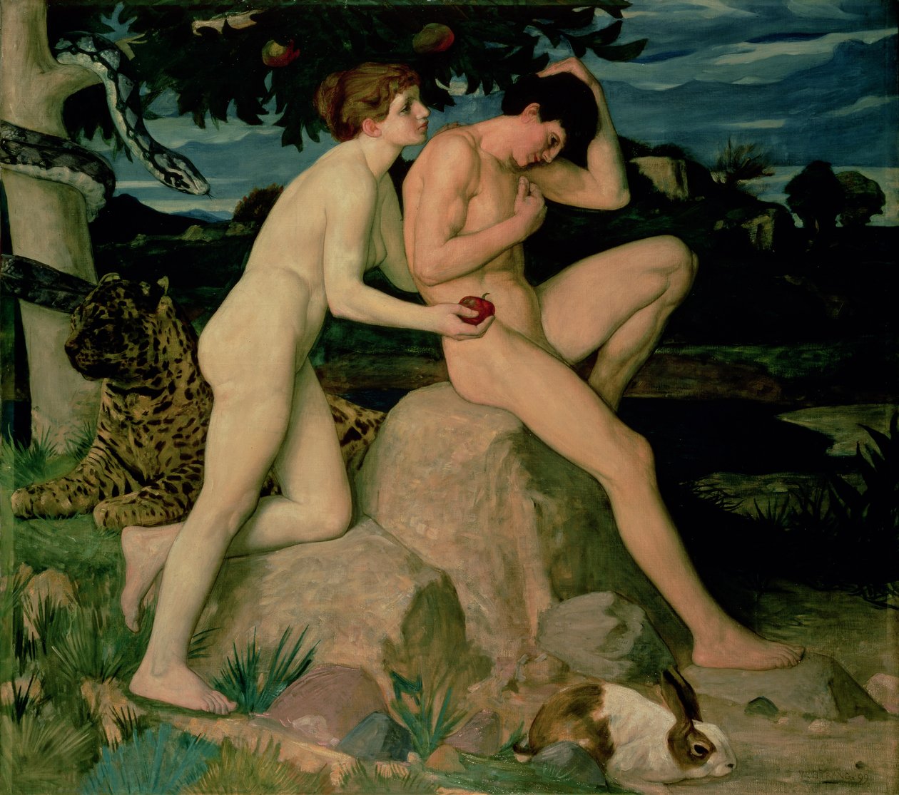 Adão e Eva de William Strang