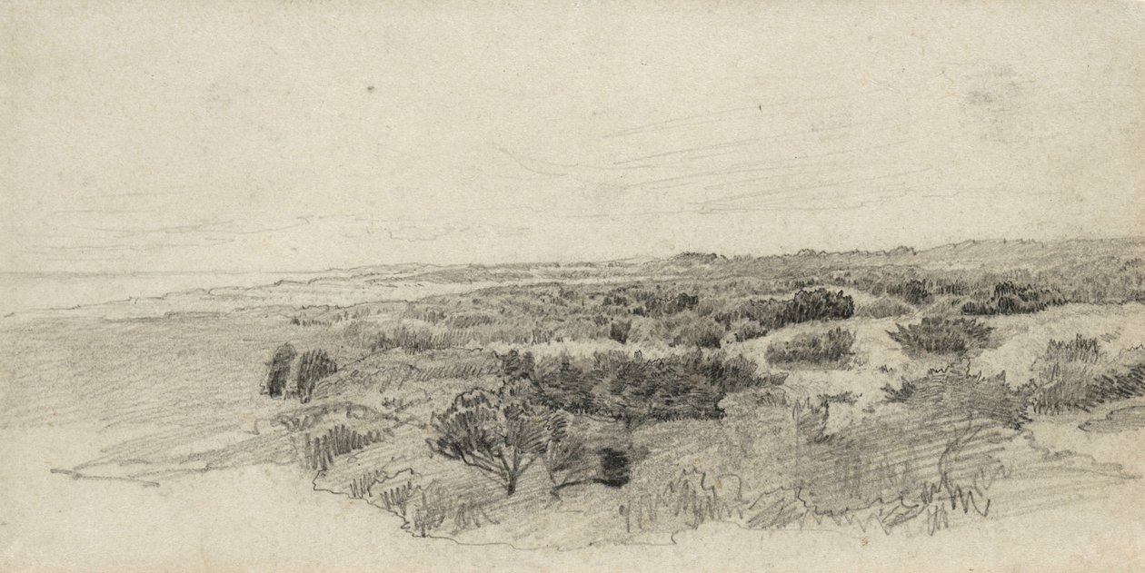 Paisagem com árvores de William Trost Richards