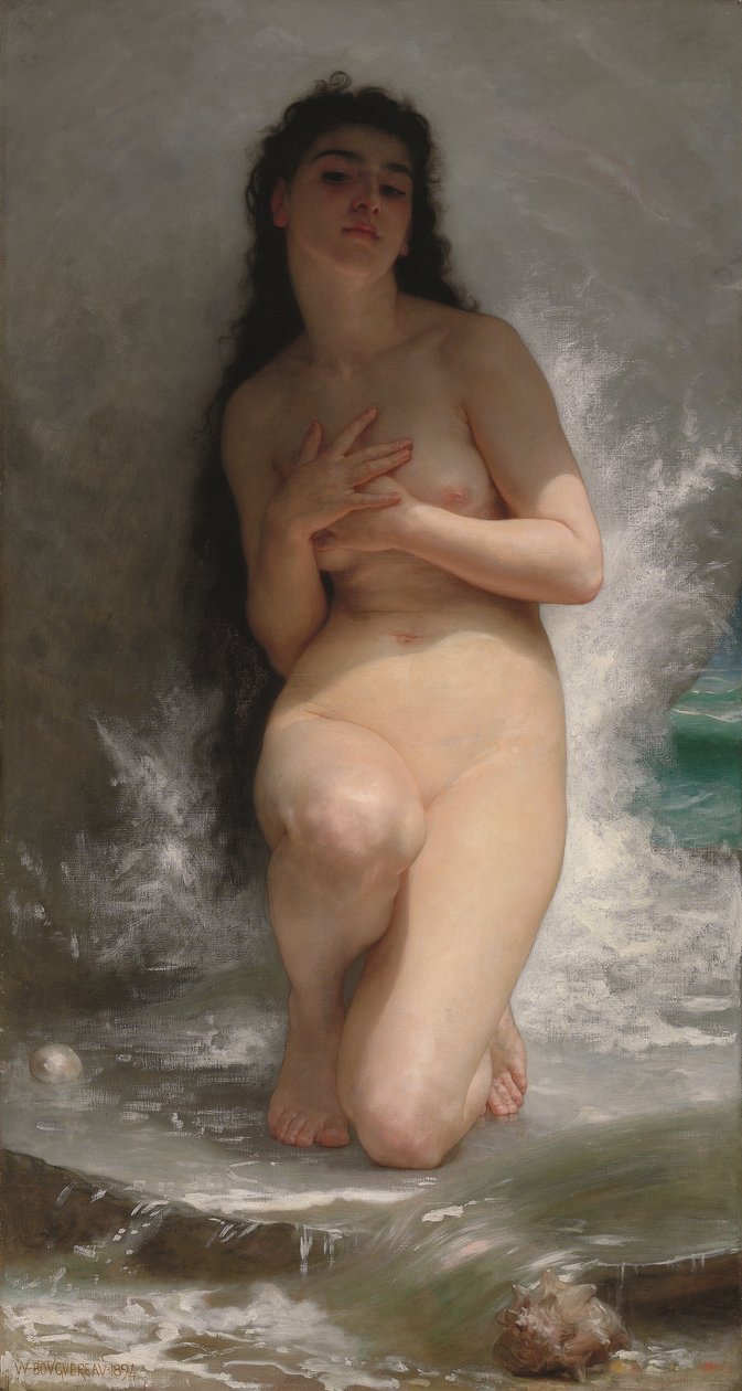 A perola de William Adolphe Bouguereau