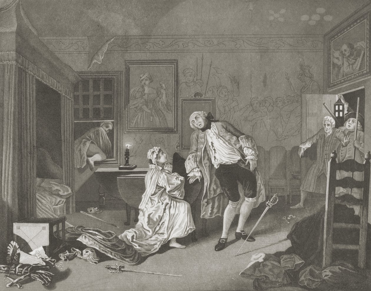 Casamento a la Mode de William (after) Hogarth