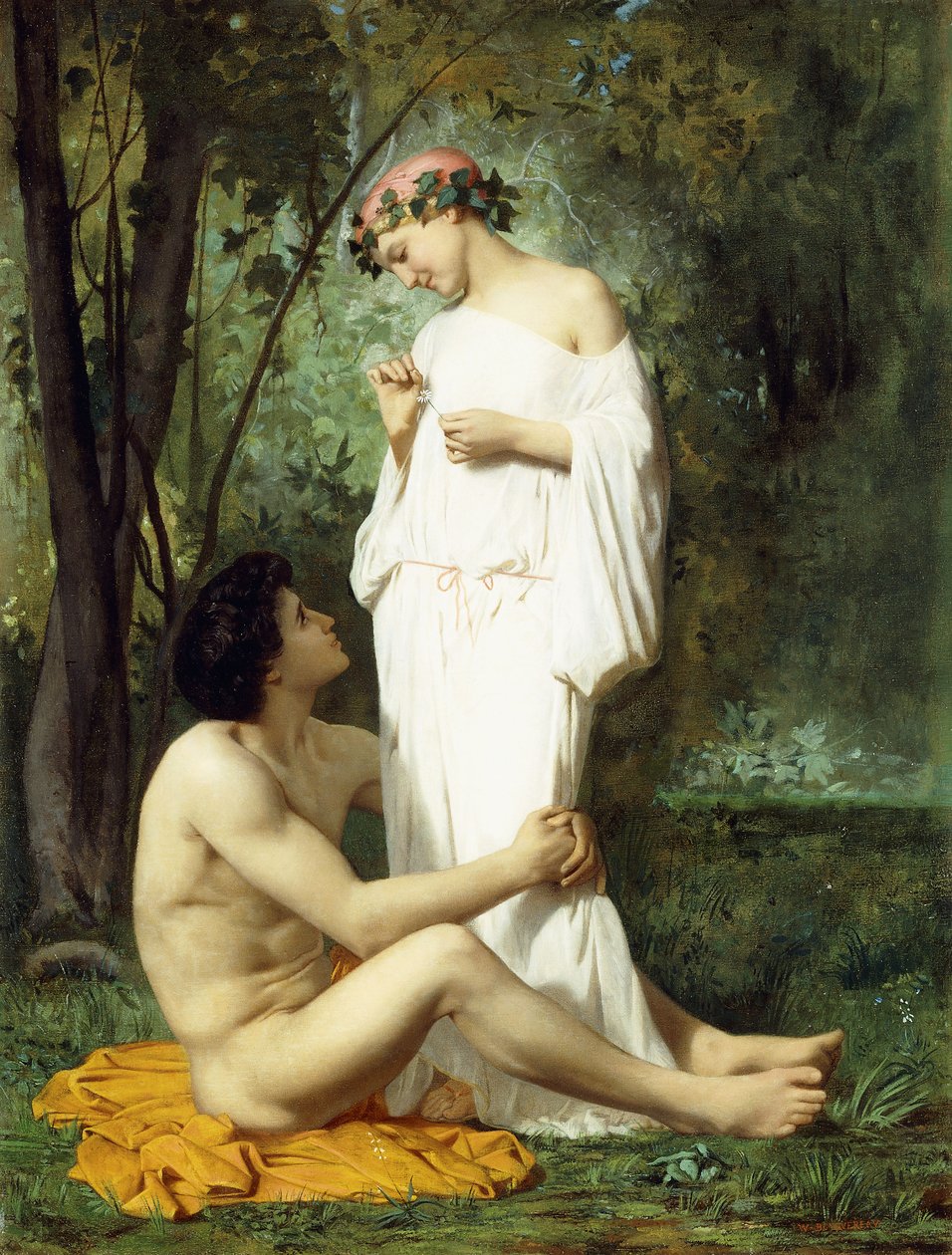 Idyll, 1851-52 de William Adolphe Bouguereau