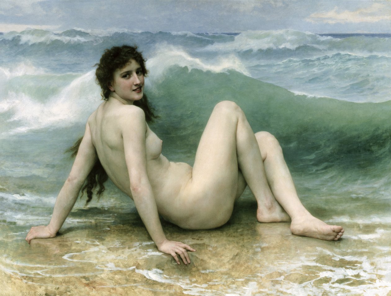 A onda, 1896 de William Adolphe Bouguereau
