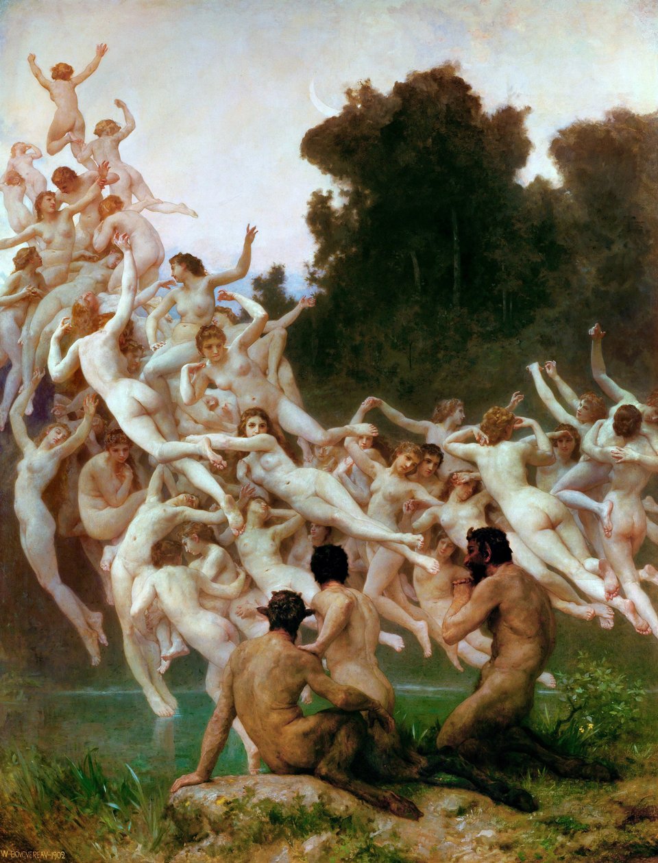 Oreads Les Oréades de William Adolphe Bouguereau