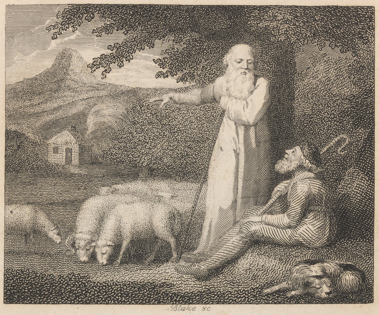 O Pastor e o Filósofo de William Blake