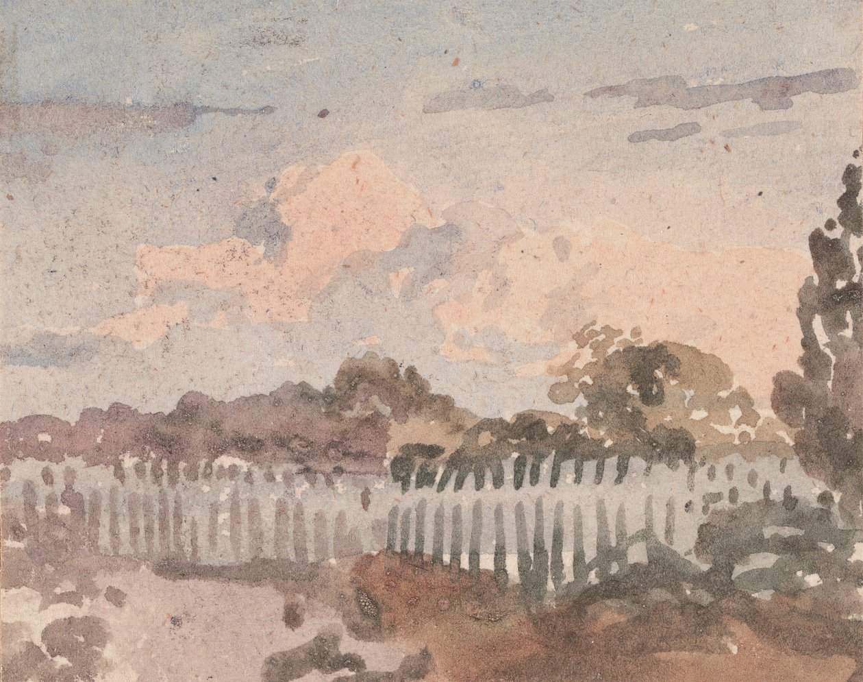 Paisagem com vedação de William Collins