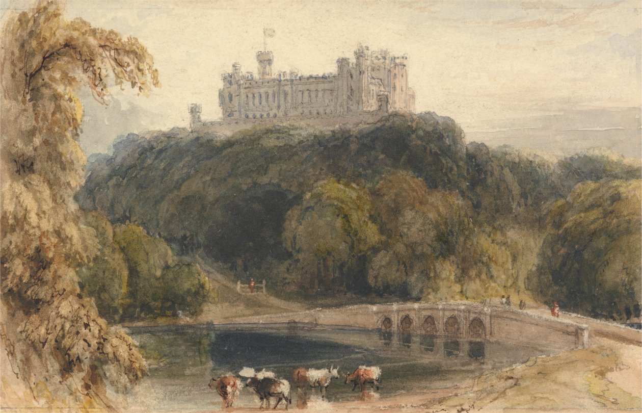 Castelo de Belvoir, Rutland de William Daniell