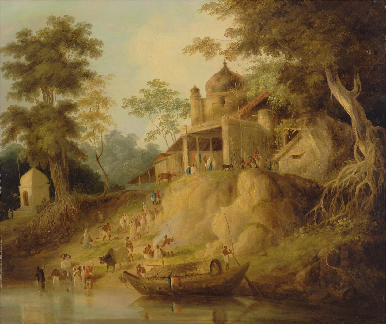 Os Bancos do Ganges de William Daniell