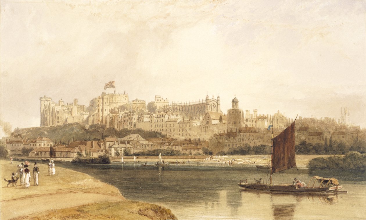 Castelo de Windsor de William Daniell