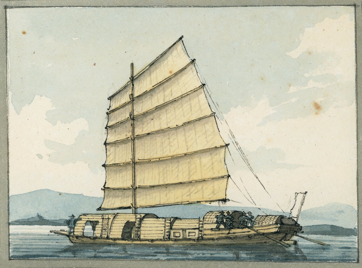 barco comercial chinês de William Ffarington