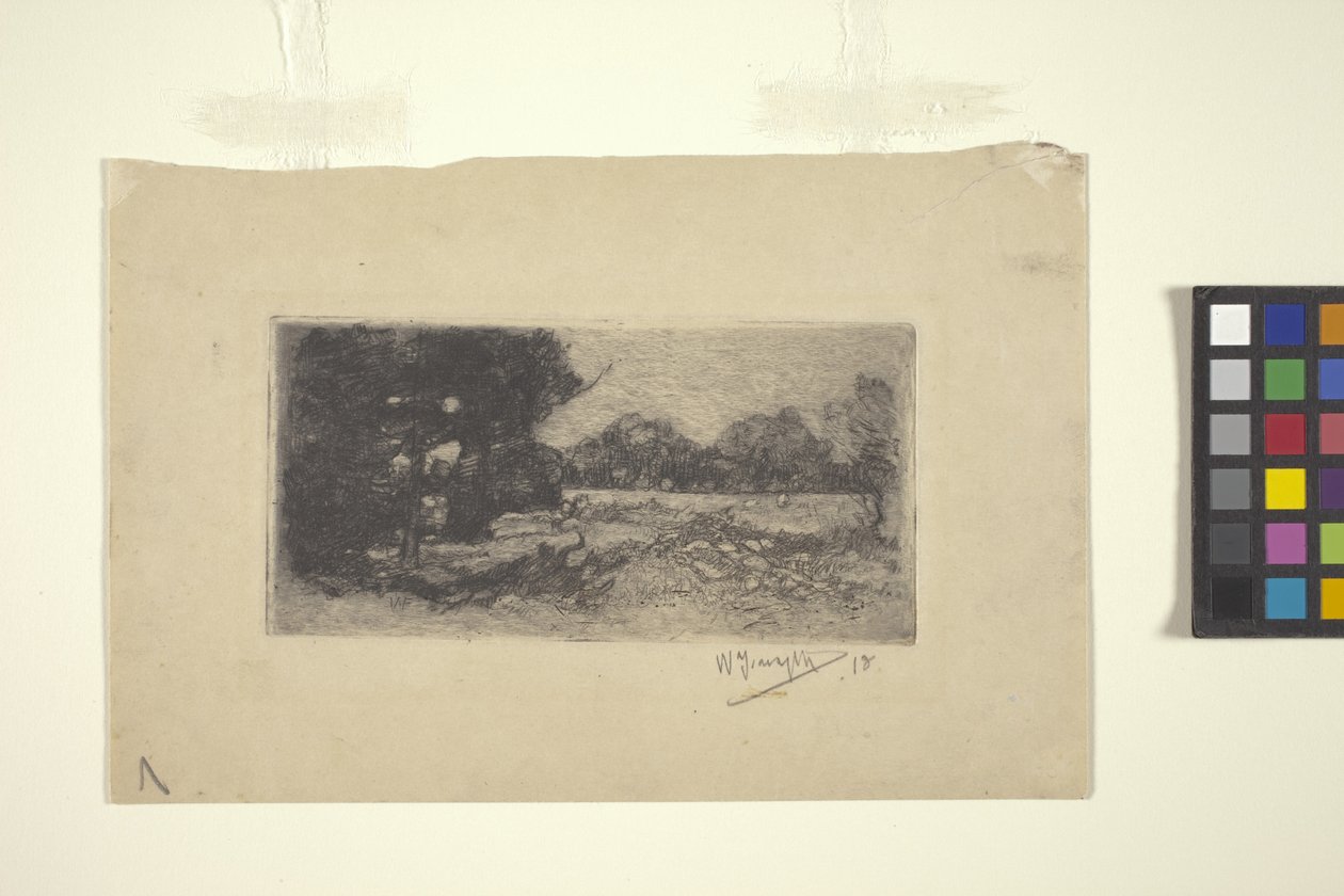 Paisagem (gravura) de William Forsyth
