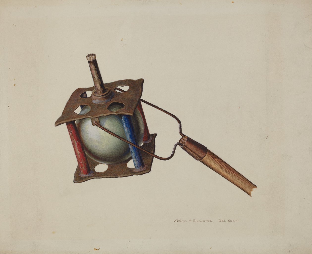 Parade Torch, c. 1939. de William H Edwards
