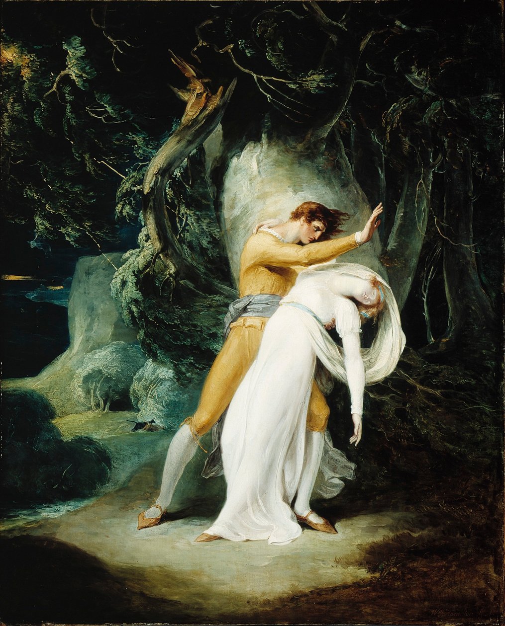 Celadon e Amélia de William Hamilton