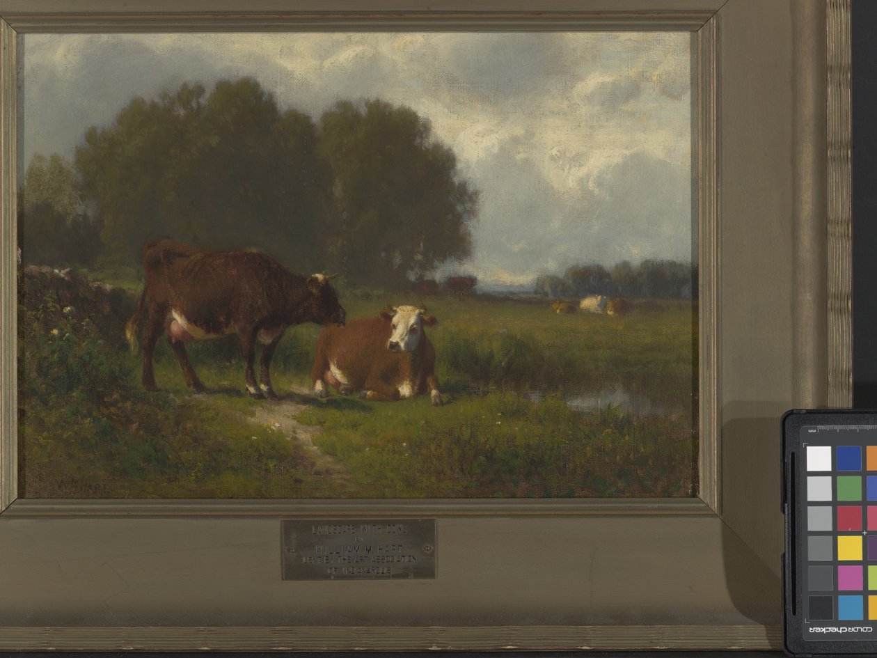 Paisagem (óleo sobre tela) de William Hart