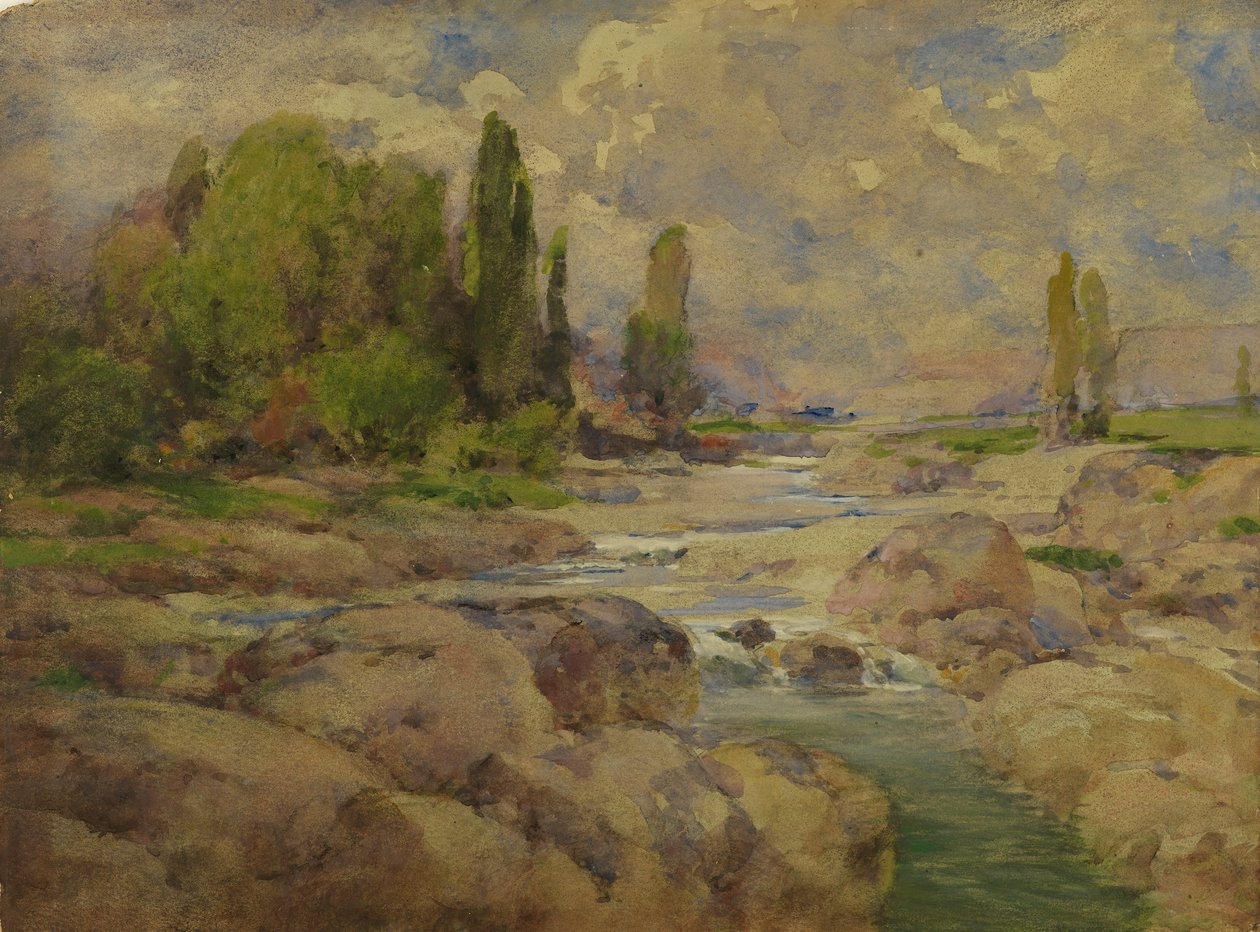 A Normal Rock Creek de William Henry Holmes