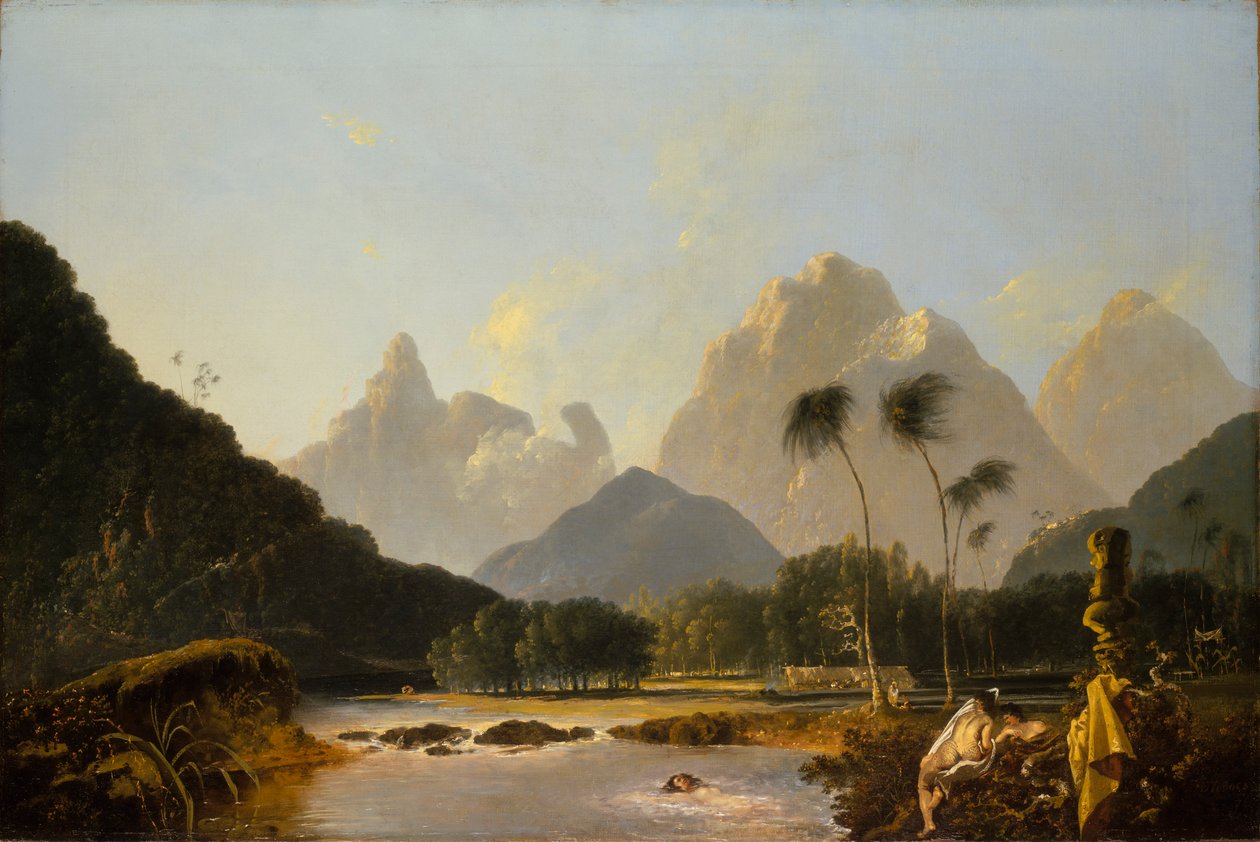 Baía de Oaitepeha, Tahiti de William Hodges